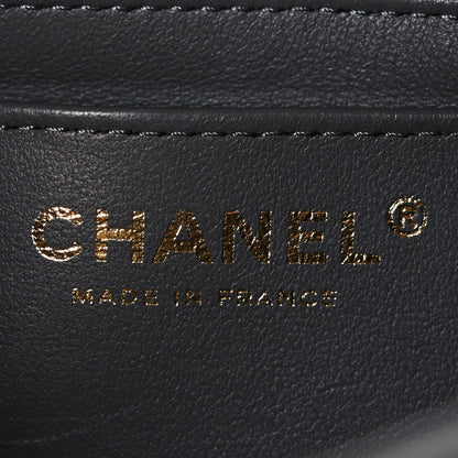 Chanel Lambskin Quilted Mini Rectangular Flap Dark Grey 6 of 11