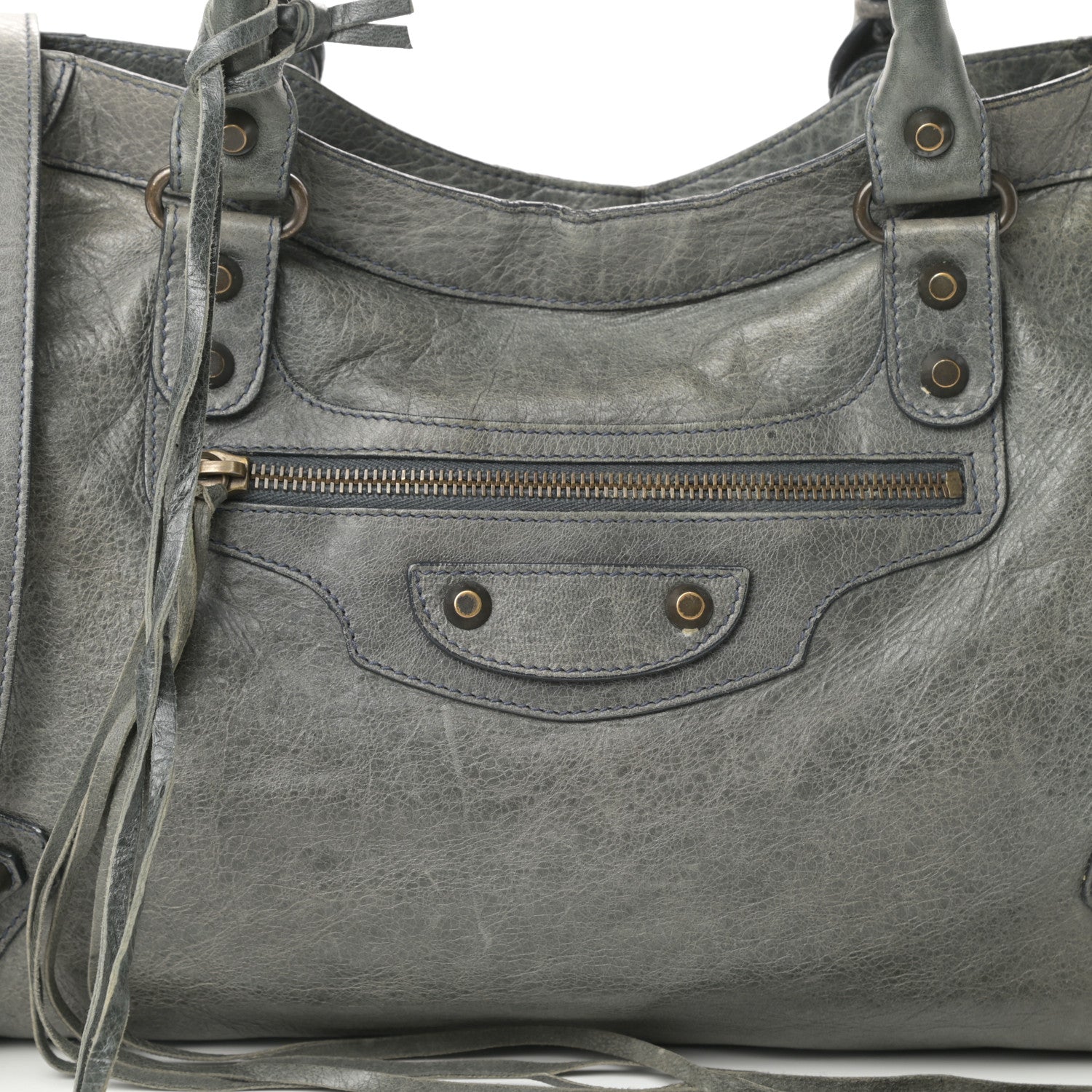 Balenciaga Agneau Classic Hardware City Anthracite 8 of 16