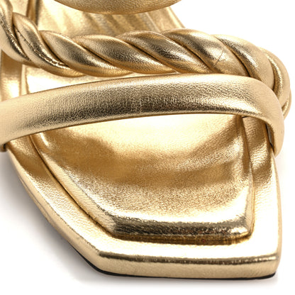 Jimmy Choo Metallic Nappa Diosa 90 Sandals 36 Gold 10 of 11