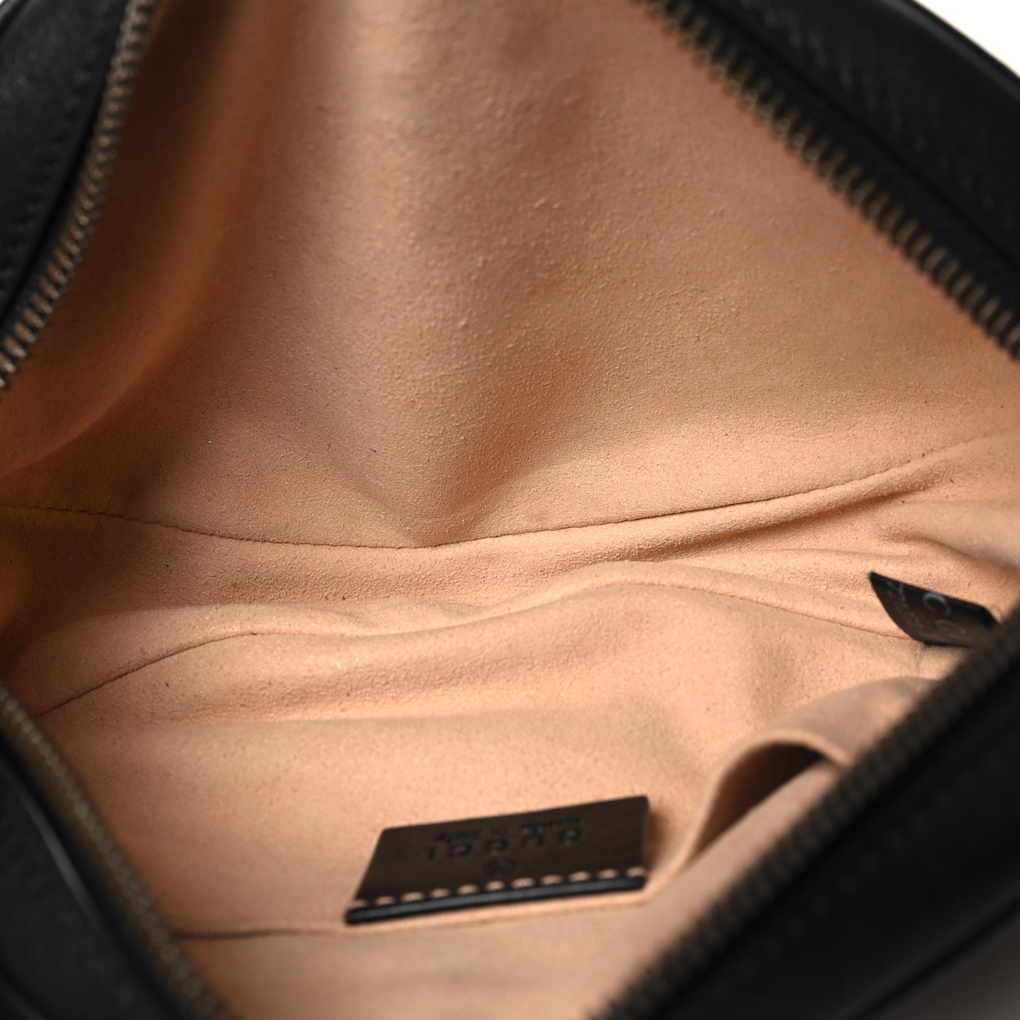 Calfskin Matelasse GG Marmont Belt Bag 85 34 Black