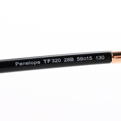 Tom Ford Penelope Vintage Round Sunglasses TF320 Black 5 of 7