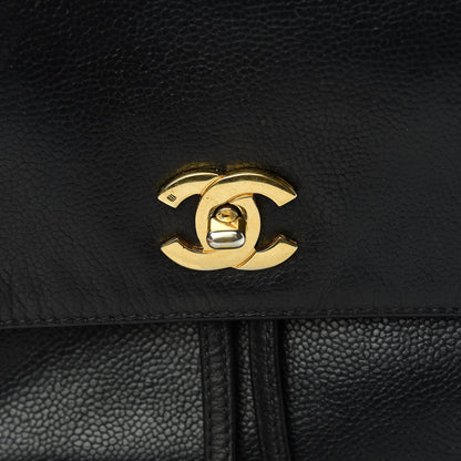 Chanel Caviar CC Backpack Black 13 of 15