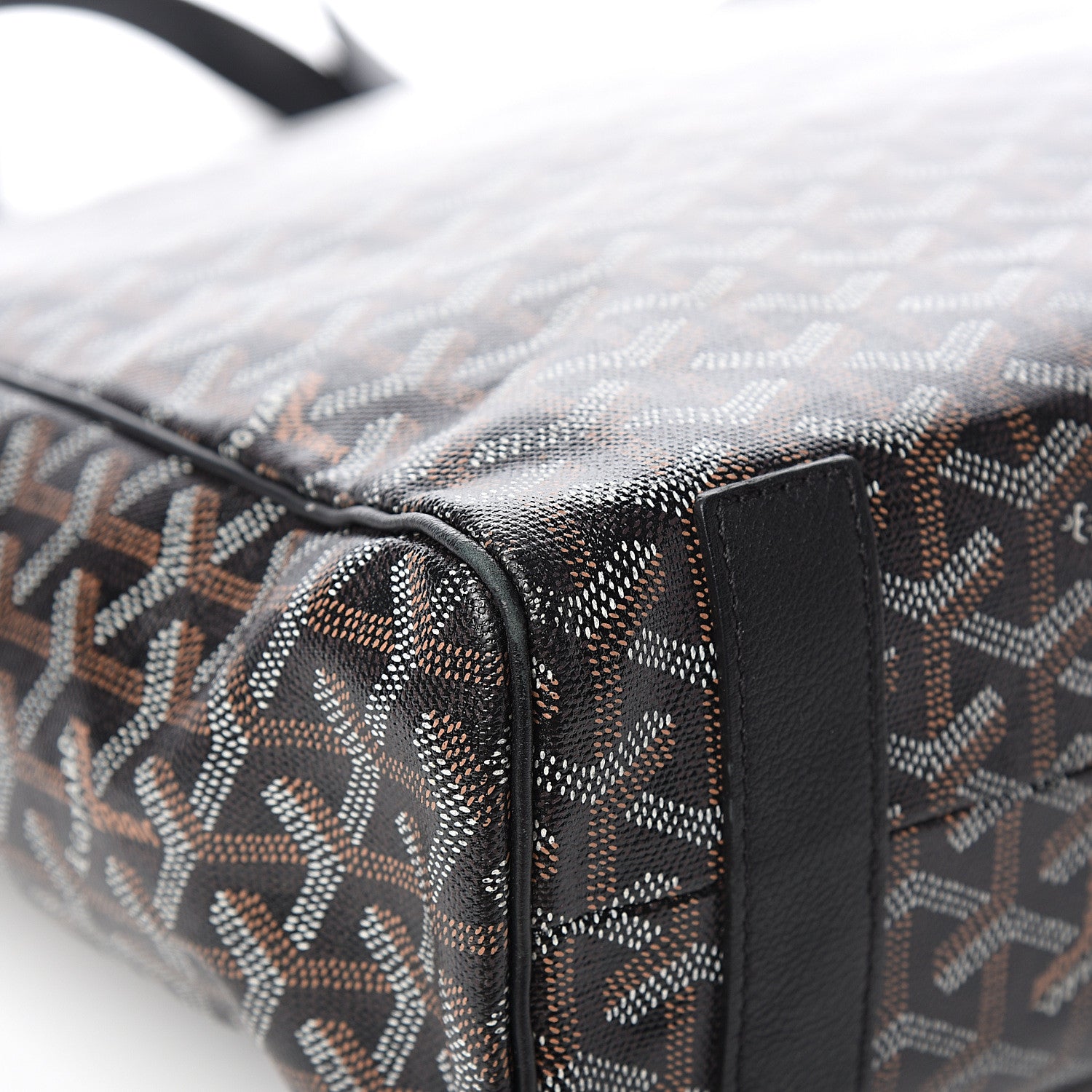 Goyard Goyardine Voltaire III Tote Black 11 of 13