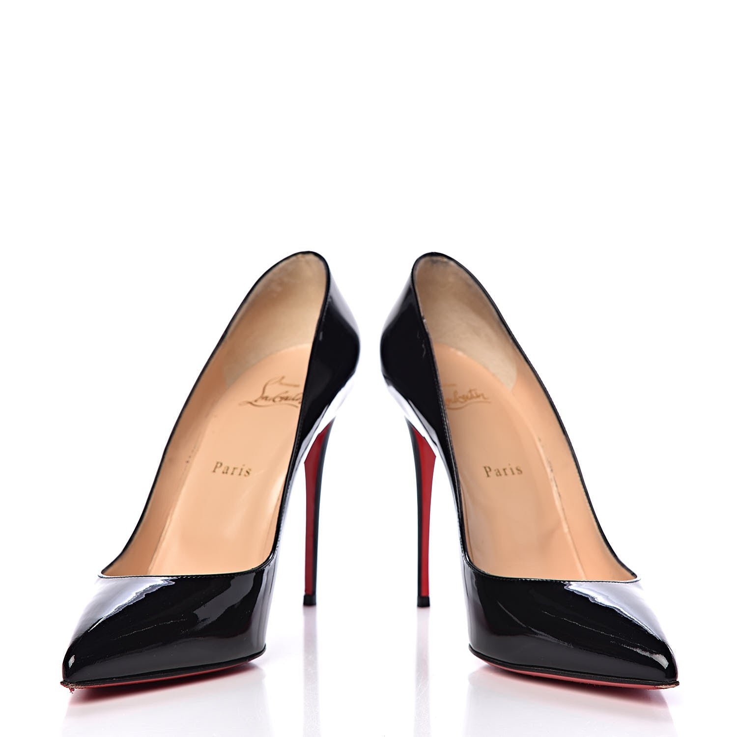 Christian Louboutin Patent Pigalle Follies 100 Pumps 40.5 Black 5 of 13