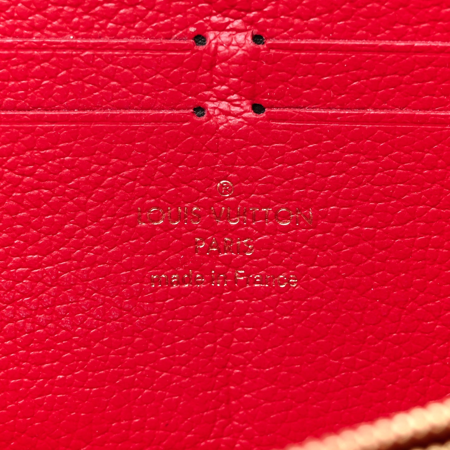 Empreinte Clemence Wallet Cherry