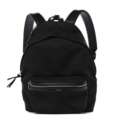 Saint Laurent Canvas Cit-E Backpack Black 1 of 12