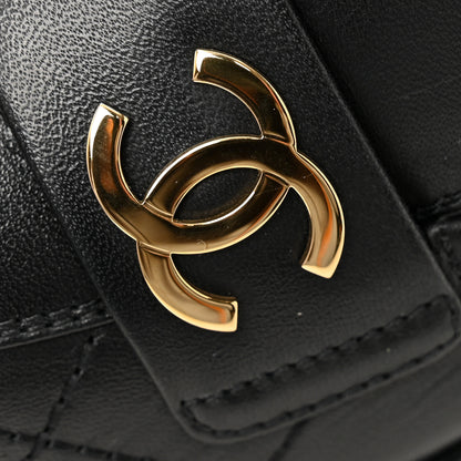 Chanel Calfskin Quilted CC Mocassin Loafers 37 Black 10 of 11