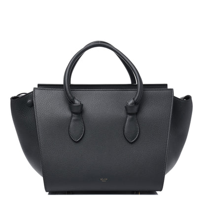 Celine Crisped Calfskin Mini Tie Knot Tote Anthracite 1 of 21