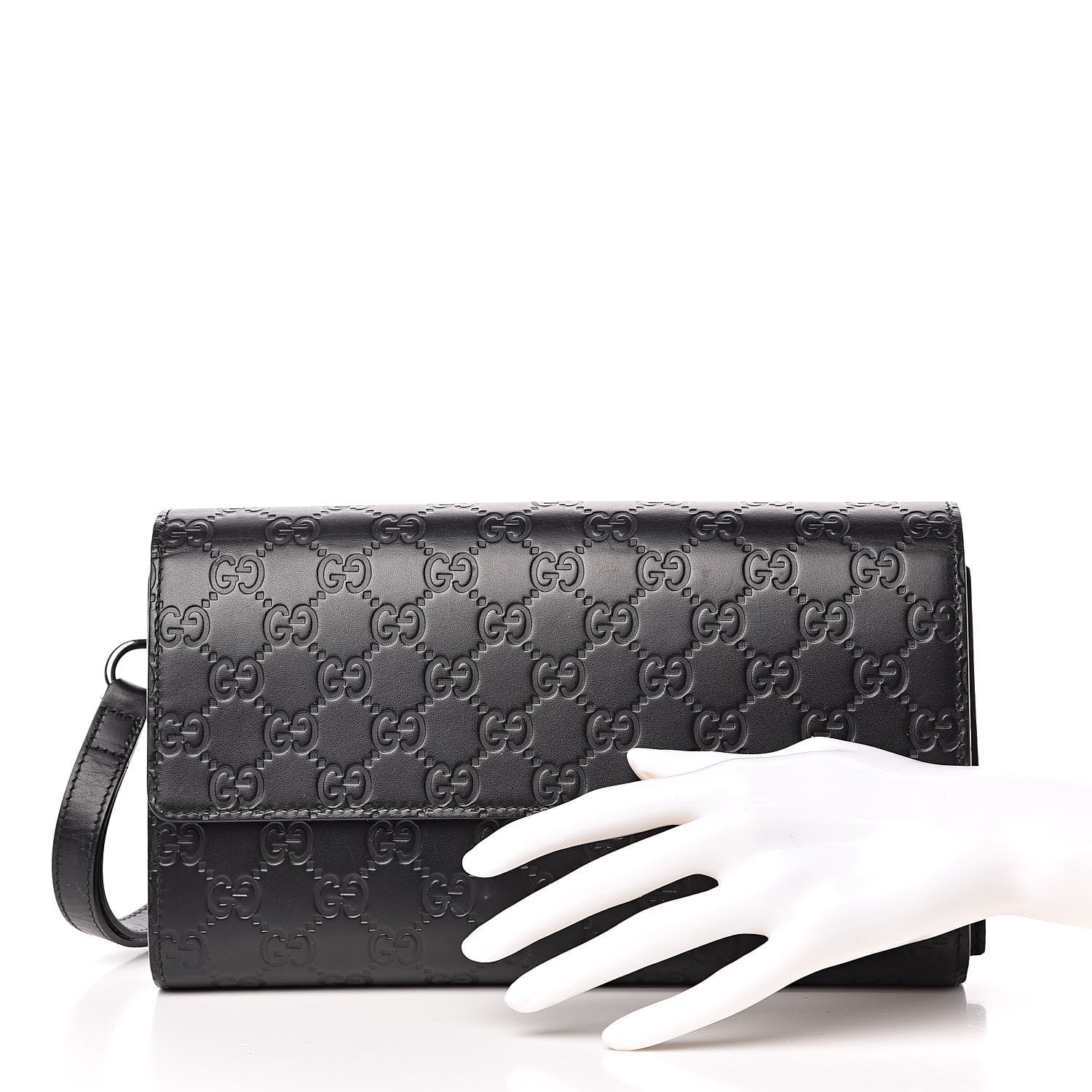 Gucci Guccissima Clutch Black 2 of 11