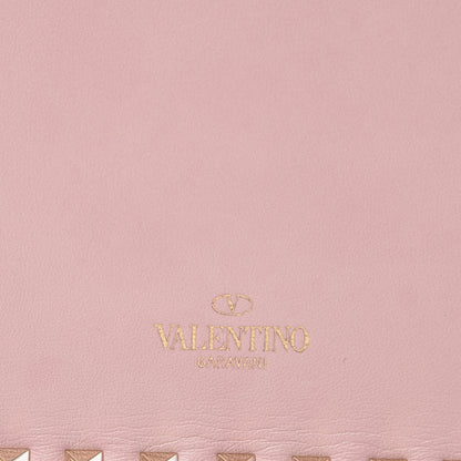 Valentino Garavani Nappa Rockstud Wristlet Clutch Water Rose 9 of 12