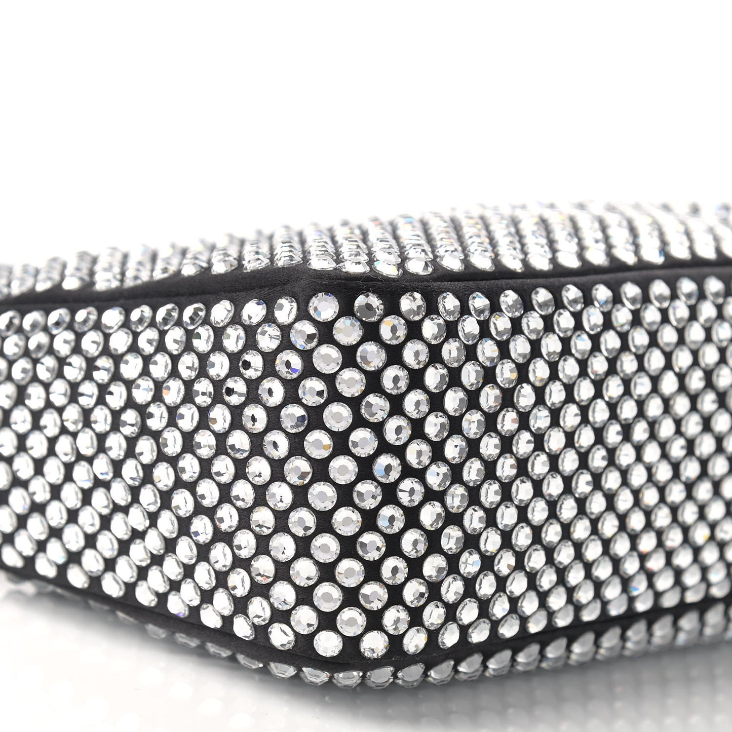 Satin Crystal Mini Re-Edition 2000 Bag Cristal