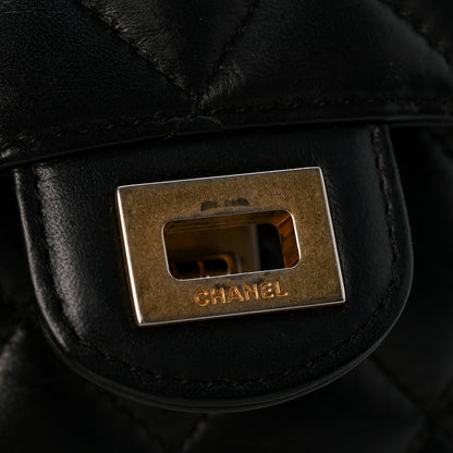 Chanel Aged Calfskin Quilted Reissue Compact Wallet Black 10 of 11
