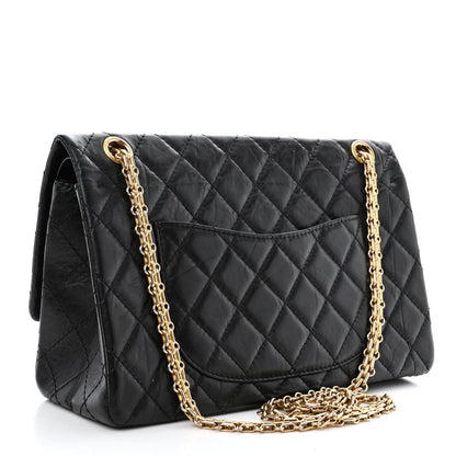 Chanel Aged Calfskin Quilted 2.55 Reissue 226 Flap Black 3 of 12