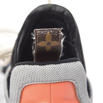 Louis Vuitton Calfskin Technical Nylon LV Archlight Sneakers 38 Blue Black Gris 9 of 17