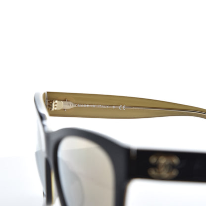 Chanel Acetate Square Sunglasses 5380-A Black 5 of 8