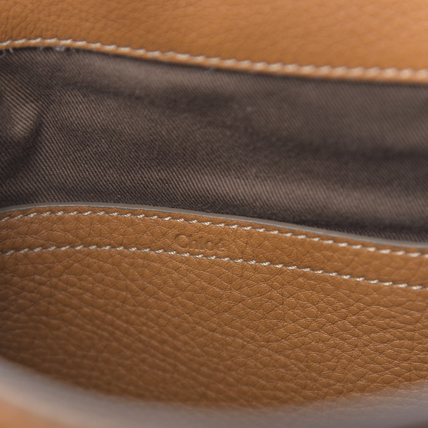 Grained Calfskin Medium Marcie Saddle Bag Burning Camel