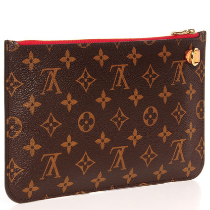 Louis Vuitton Monogram Neverfull MM GM Pochette Cherry 3 of 8