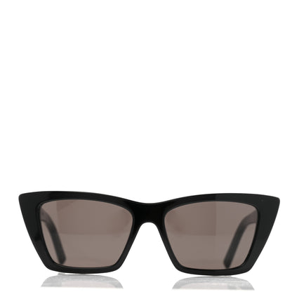 Saint Laurent Acetate Mica Cat Eye Sunglasses SL 276 Black 2 of 10