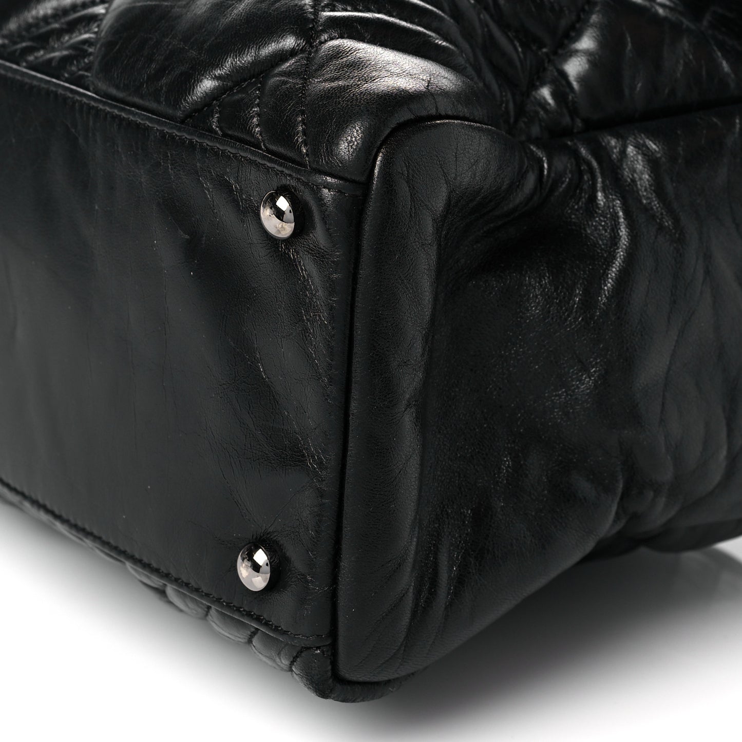 Lambskin In and Out XL Maxi Flap Black