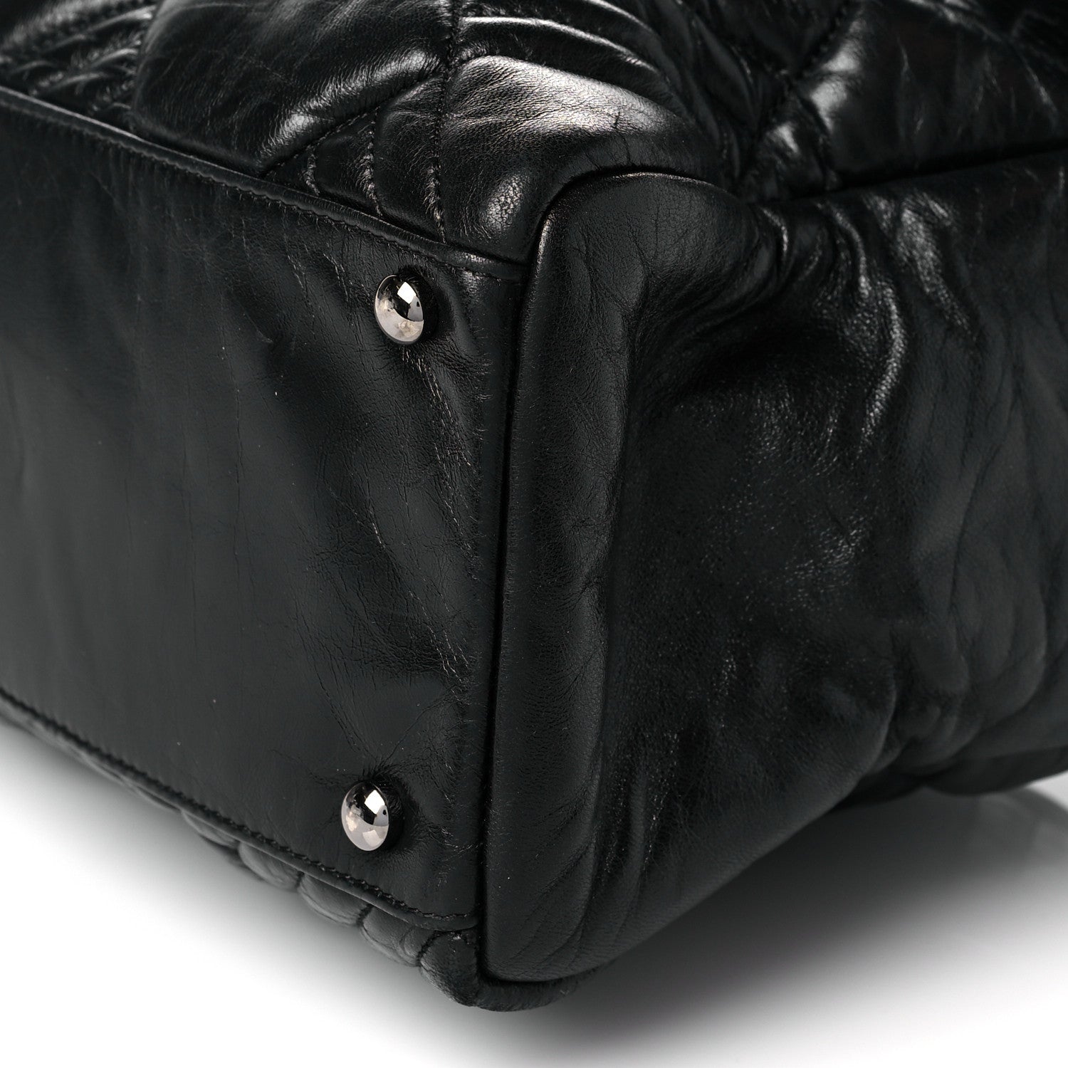 Chanel Lambskin In and Out XL Maxi Flap Black 9 of 20