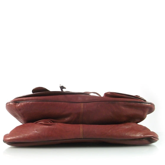 Christian Dior Leather Large Gaucho Double Saddle Bag 4 of 8
