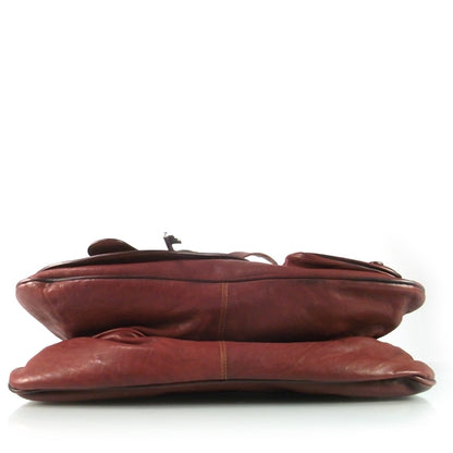 Christian Dior Leather Large Gaucho Double Saddle Bag 4 of 8