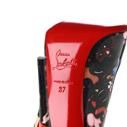 Christian Louboutin Patent Hot Chick 100 Pumps 37 Multicolor 6 of 8