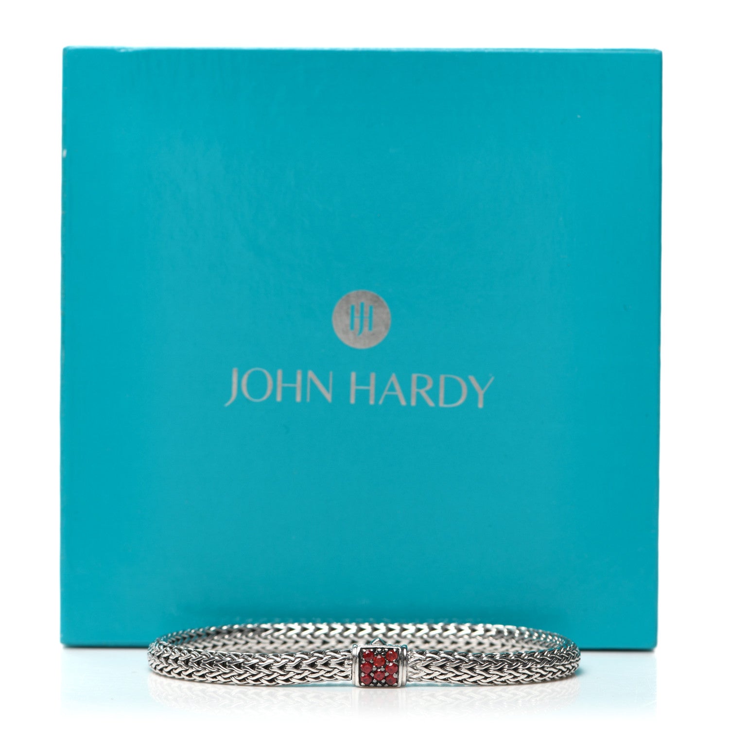 John Hardy Sterling Silver Red Sapphire 5mm Classic Chain Lava Bracelet 5 of 5