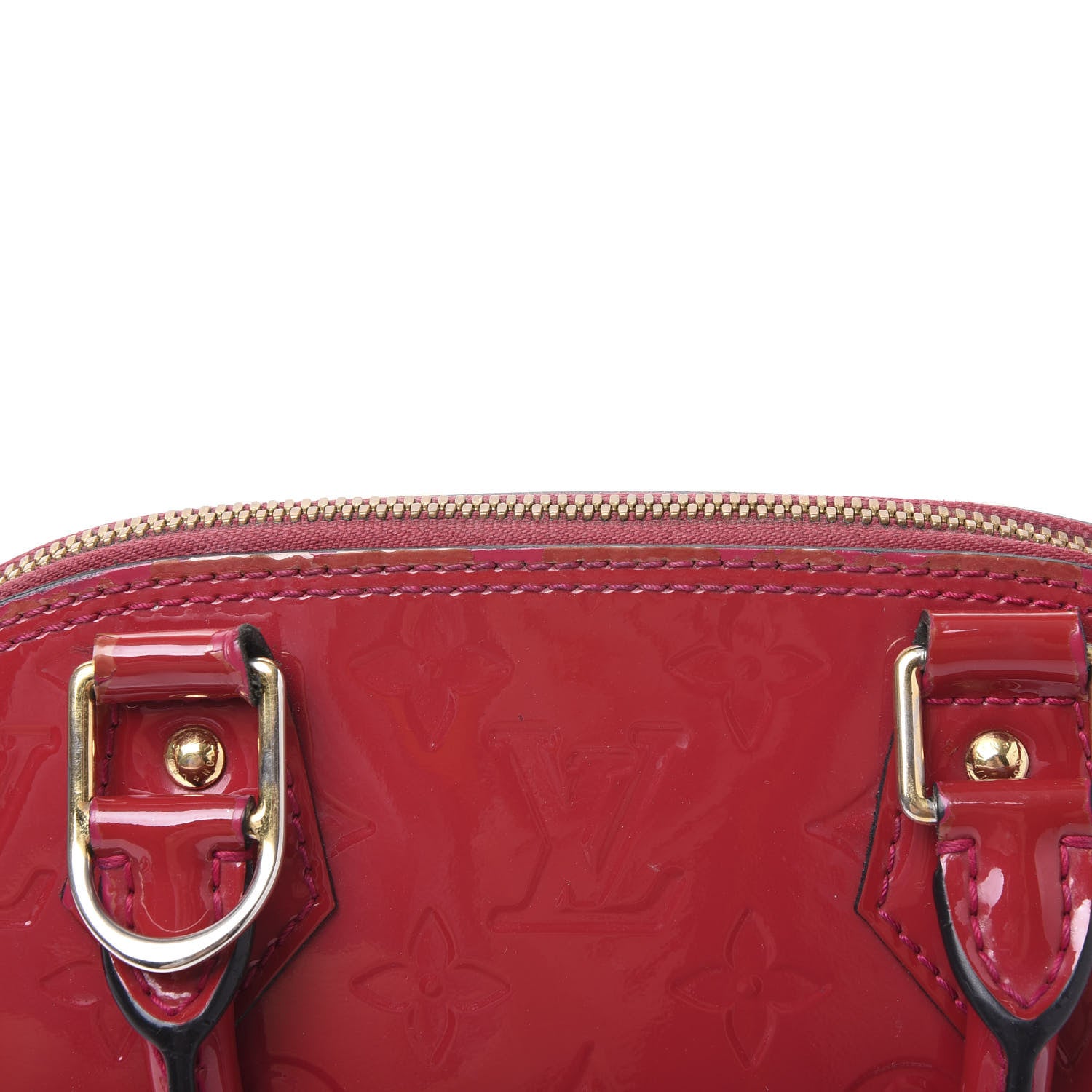 Louis Vuitton Vernis Alma BB Rose Indien 10 of 14