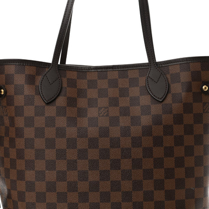 Louis Vuitton Damier Ebene Neo Neverfull MM Rose Ballerine 9 of 22