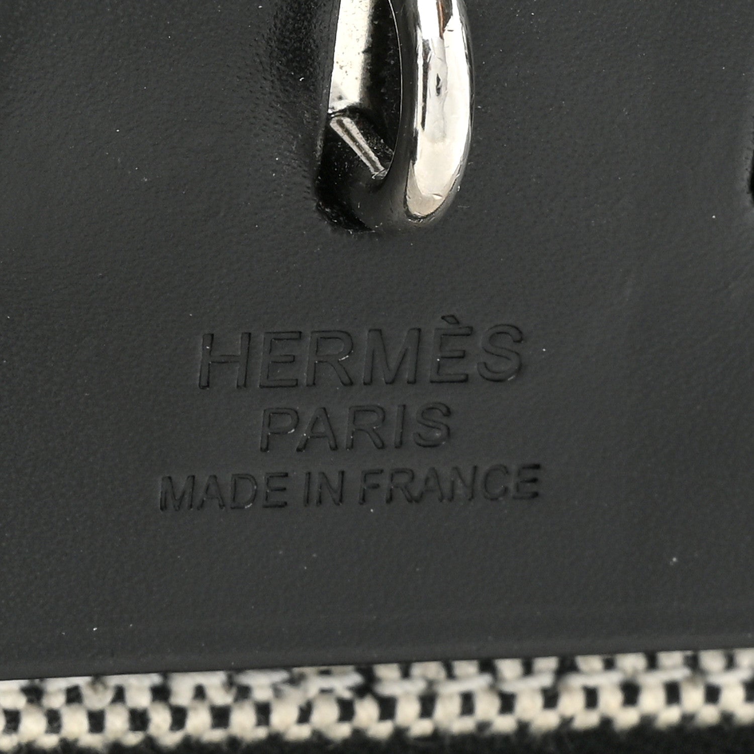 Hermes Toile H Berline Vache Hunter Herbag Zip PM 31 Black Ecru 8 of 10