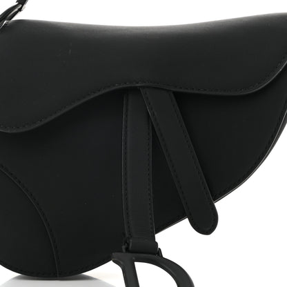 Christian Dior Ultra Matte Calfskin Mini Saddle Bag Black 8 of 10