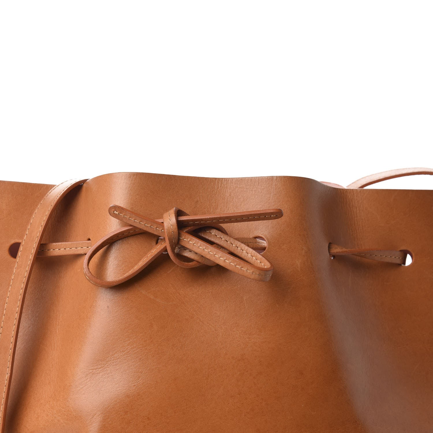 Mansur Gavriel Vegetable Tanned Calfskin Bucket Bag Cammello Rosa 13 of 16