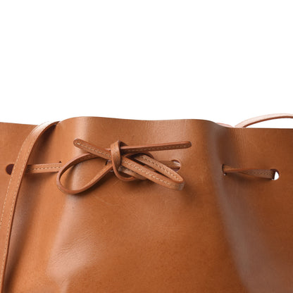Mansur Gavriel Vegetable Tanned Calfskin Bucket Bag Cammello Rosa 13 of 16