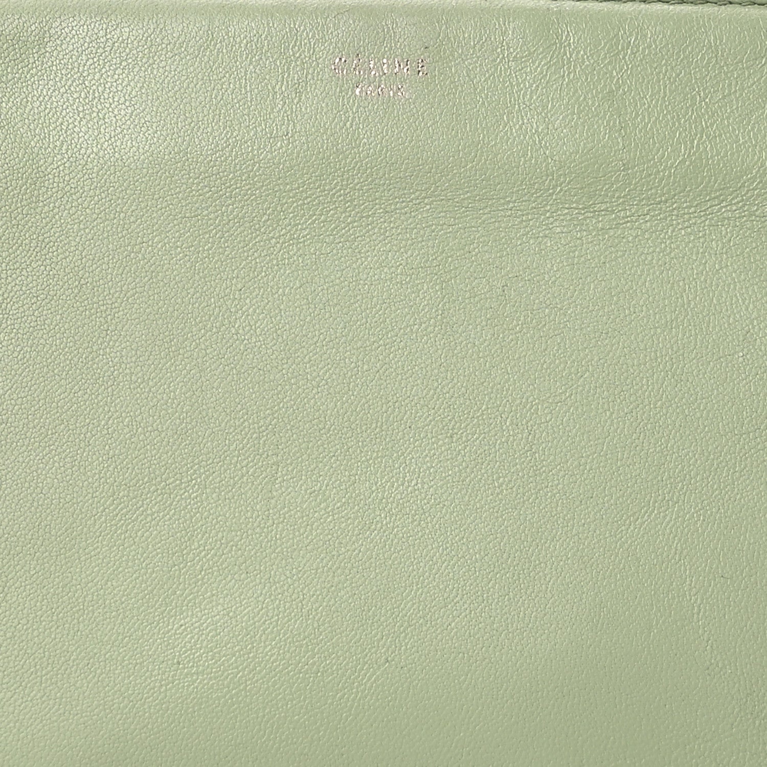 Celine Lambskin Small Trio Crossbody Bag Pistachio 7 of 10