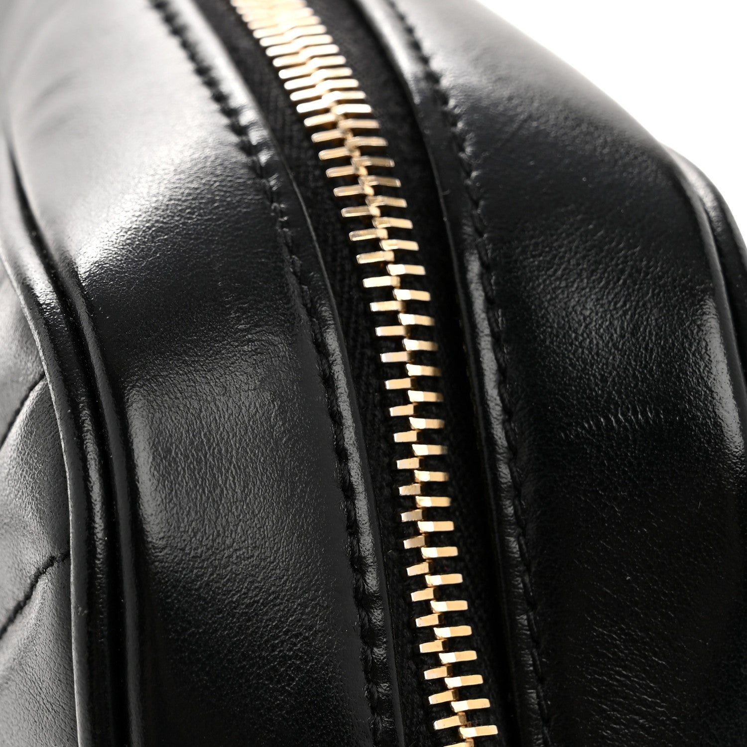 Saint Laurent Calfskin Matelasse Monogram Lou Camera Bag Black 11 of 13