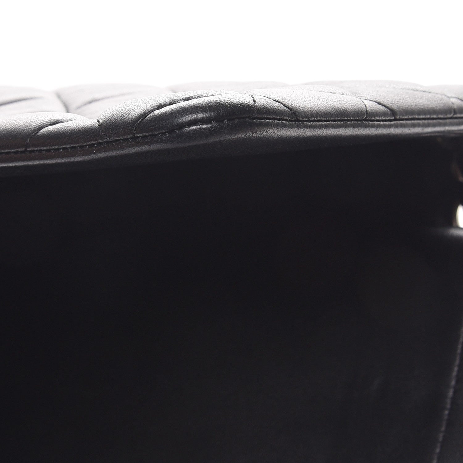 Chanel Lambskin Quilted Maxi Double Flap Black 9 of 11