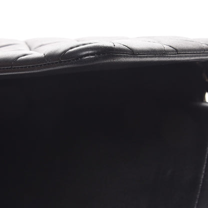 Chanel Lambskin Quilted Maxi Double Flap Black 9 of 11