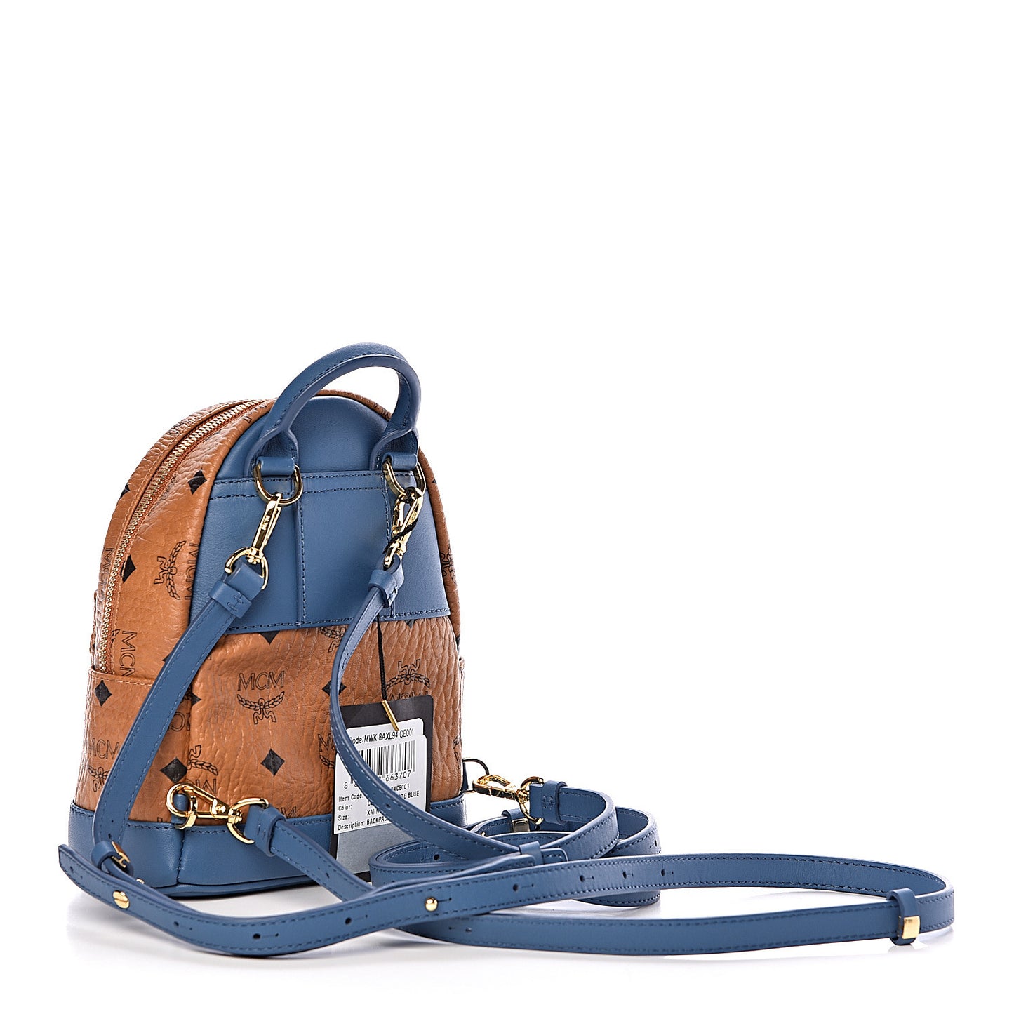 Visetos X-Mini Stark Backpack Cognac Blue