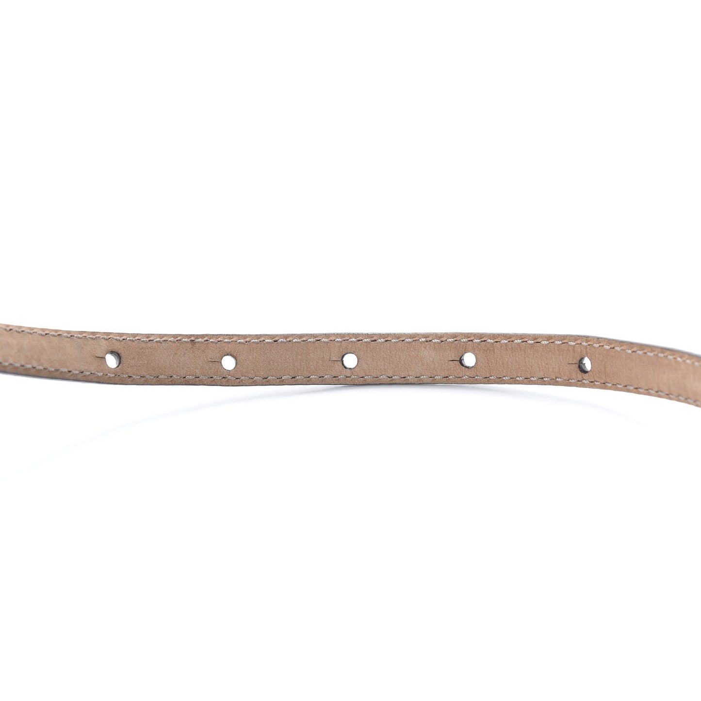 Calfskin 1973 Buckle Skinny Belt 85 34 Purple