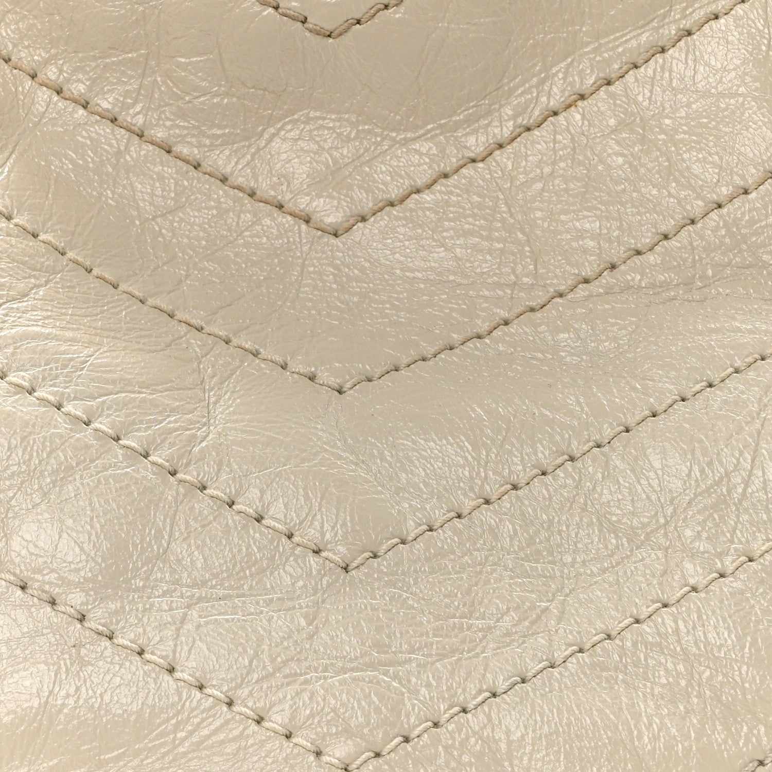 Saint Laurent Crinkled Calfskin Matelasse Monogram Medium Niki Shopper Tote Crema Soft 7 of 9