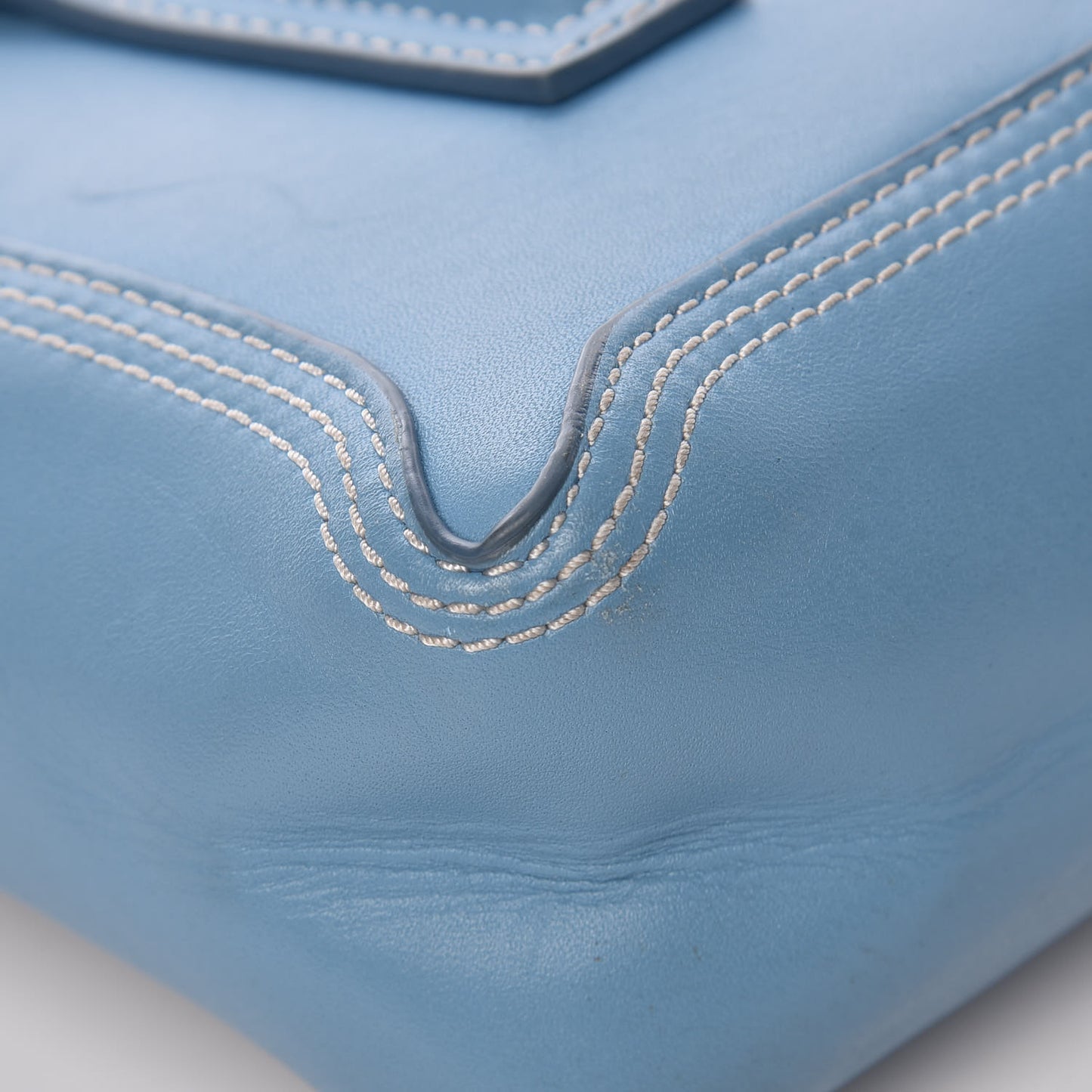 3.1 Smooth Calfskin Mini Pashli Satchel Powder Blue