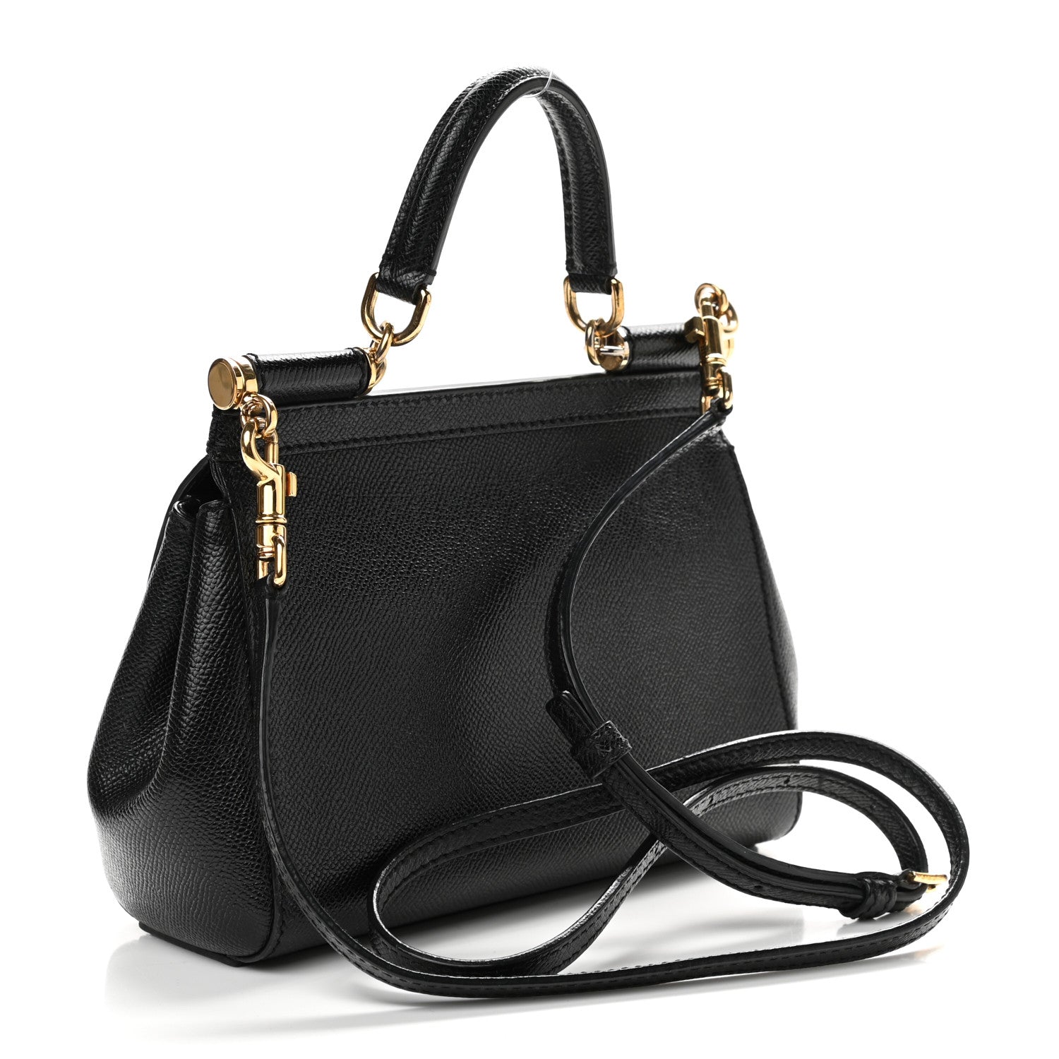 Dolce & Gabbana Dauphine Small Miss Sicily Satchel Black 3 of 9
