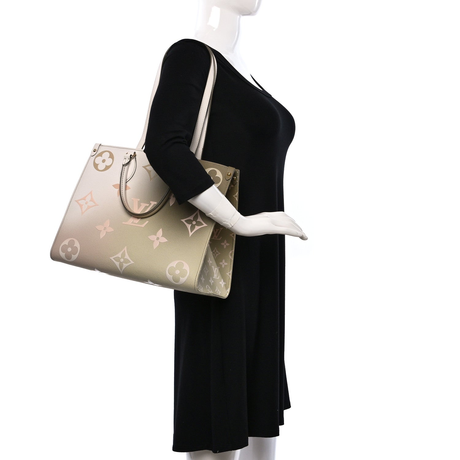 Louis Vuitton Monogram Giant Spring In The City OnTheGo MM Sunset Kaki 2 of 8
