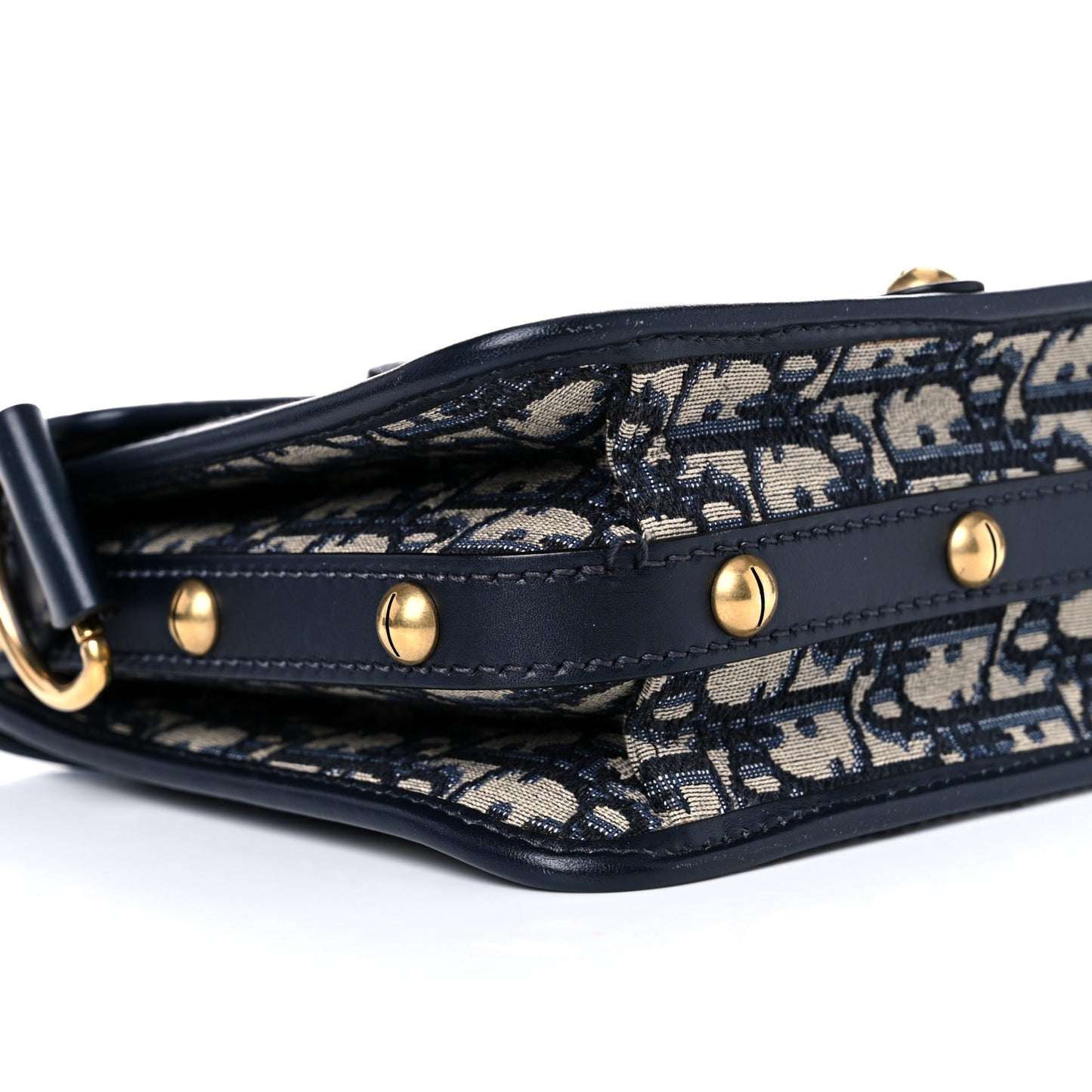 Oblique Square DiorAddict Flap Navy Blue