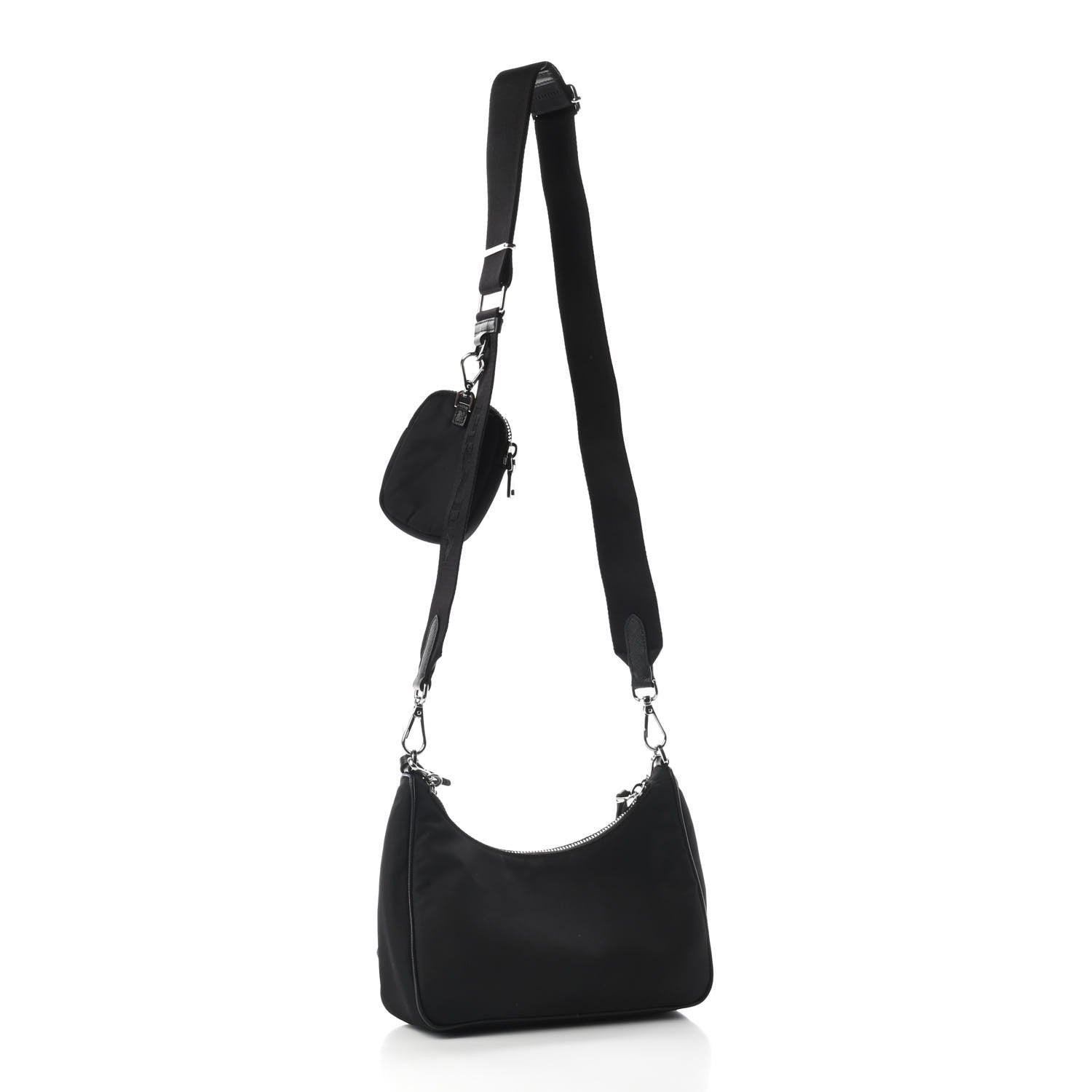 Prada Nylon Re-Edition 2005 Shoulder Bag Black 3 of 8