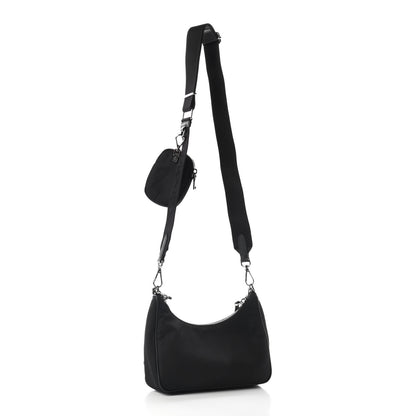 Prada Nylon Re-Edition 2005 Shoulder Bag Black 3 of 8