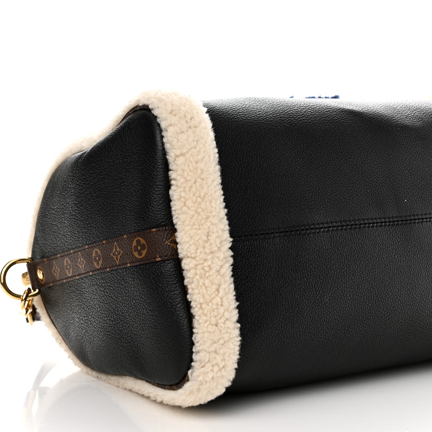 Louis Vuitton Calfskin Monogram Teddy Speedy Bandouliere 30 Black 9 of 10