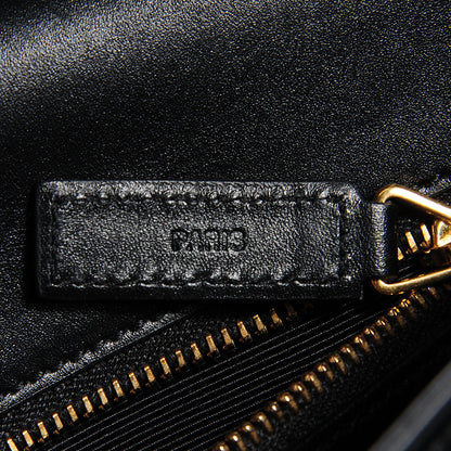 Saint Laurent Smooth Calfskin Medium Classic Monogram Universite Bag Black 8 of 9