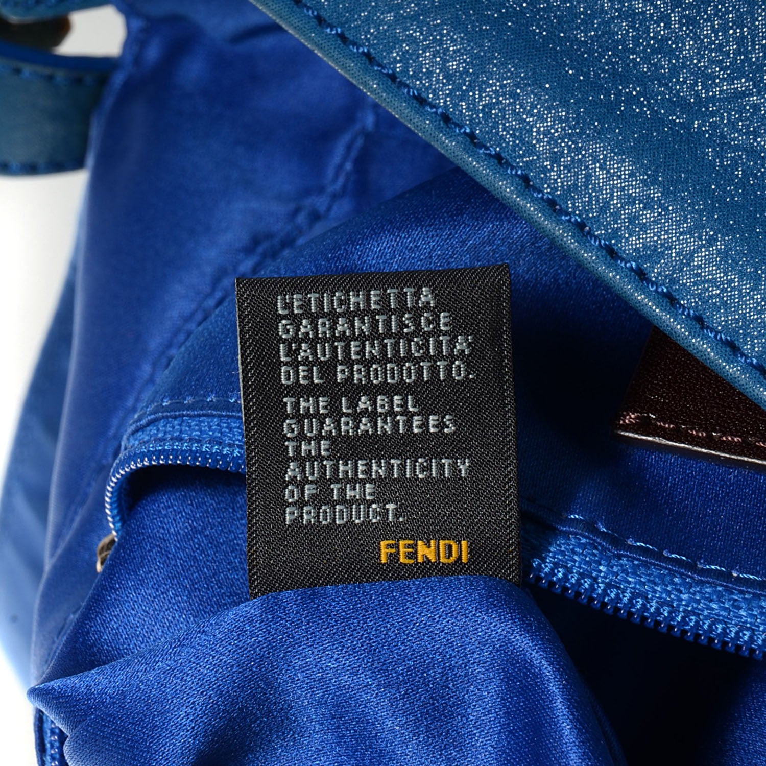 Fendi Vitello Savana Big Forever Mama Baguette Carta Zucchero Tartaruga Natural 10 of 10